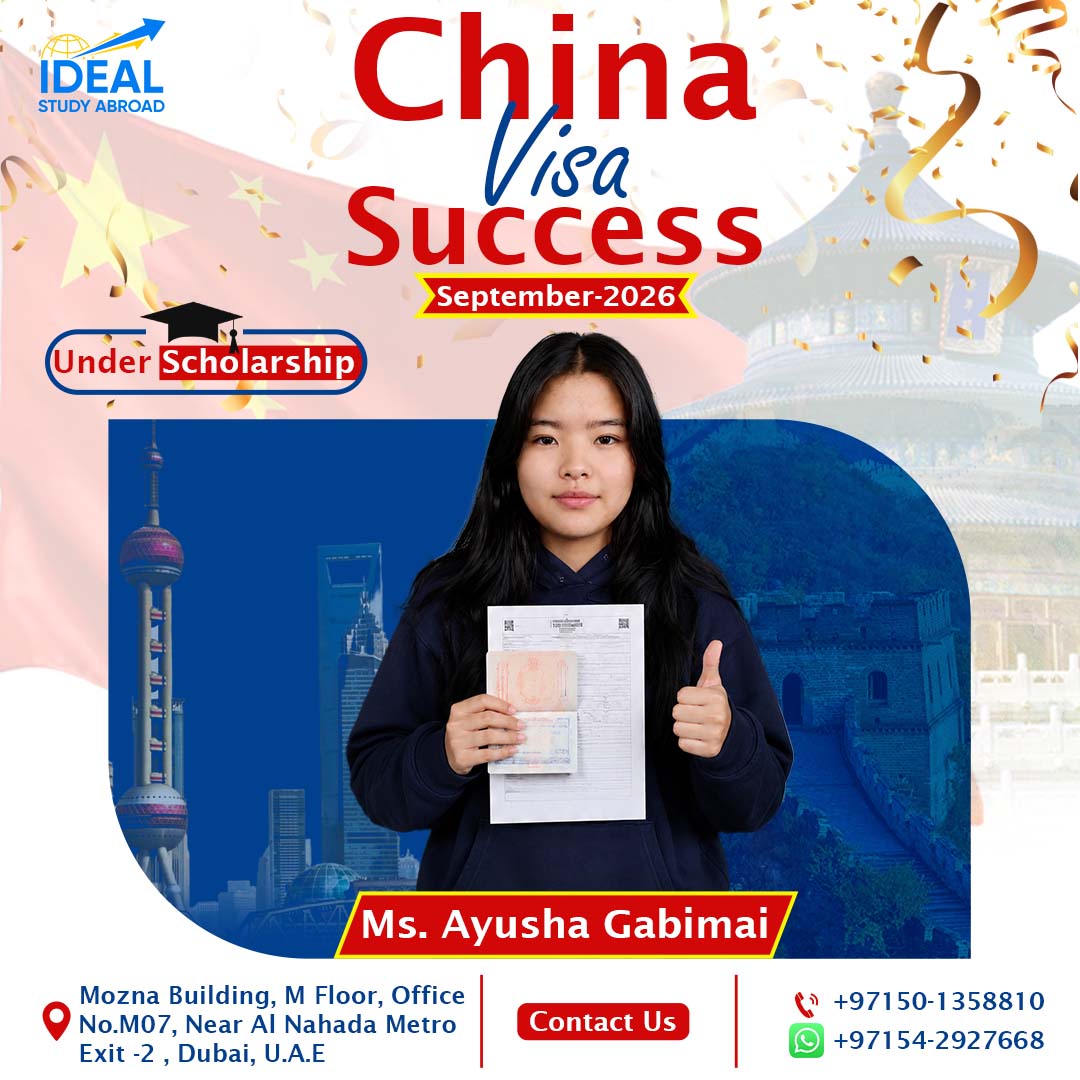 China Visa for september 2026