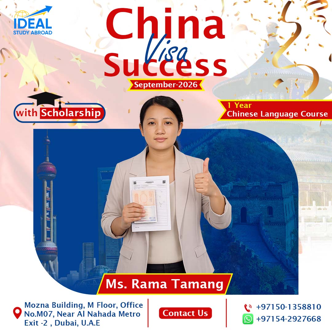 student vise granted china