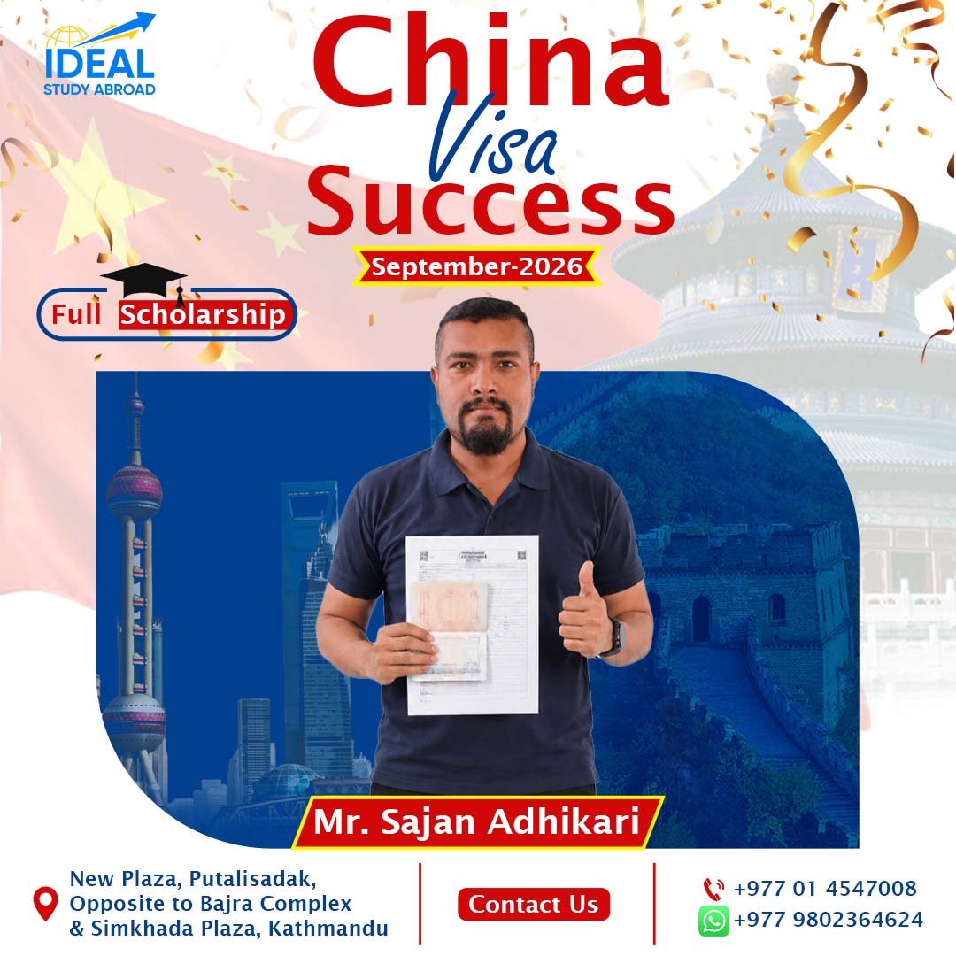China Visa Success for september 2026
