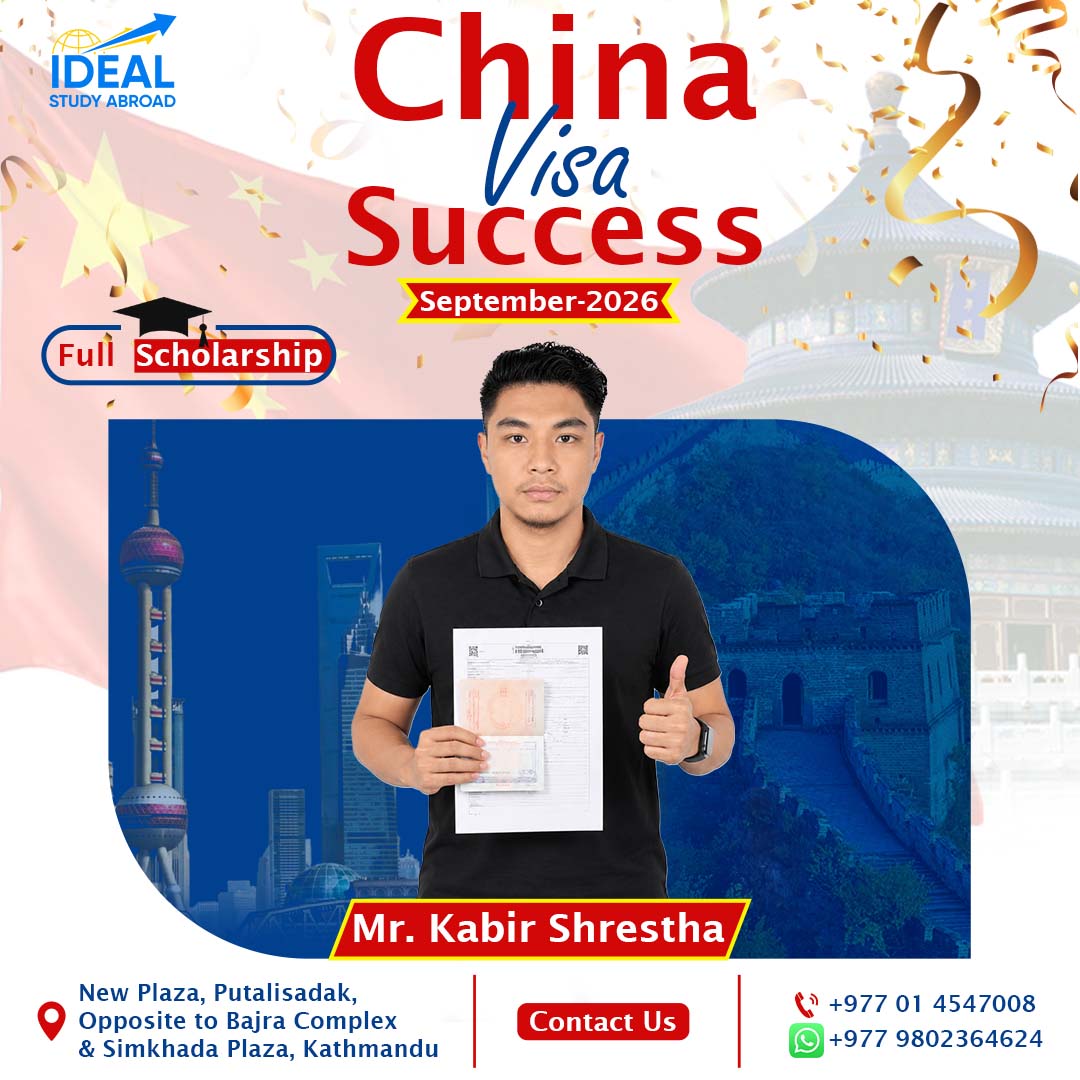 China Visa Success for september 2026